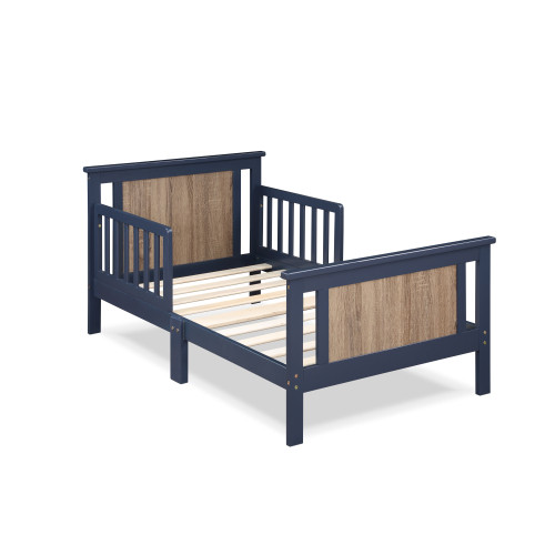 Connelly Reversible Panel Toddler Bed Midnight Blu...