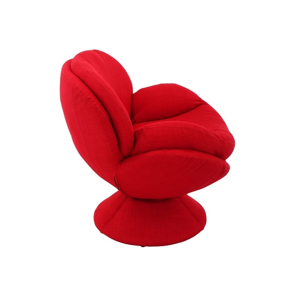 Relax-R Port Leisure Accent Chair in Red Fabric