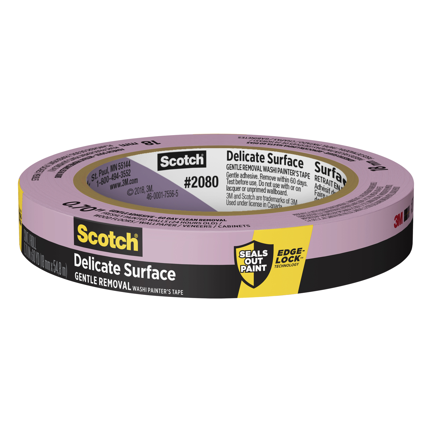 ScotchBlue 3/4 in. W X 60 yd L Blue Medium Strength Painter-u0027s Tape 1 pk