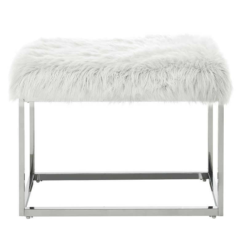 Willard Bench Chrome Metal Frame