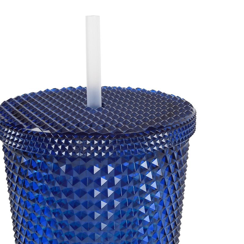 New View Gifts and Accessories 24-oz. Studded Double Wall Tumbler - Indigo