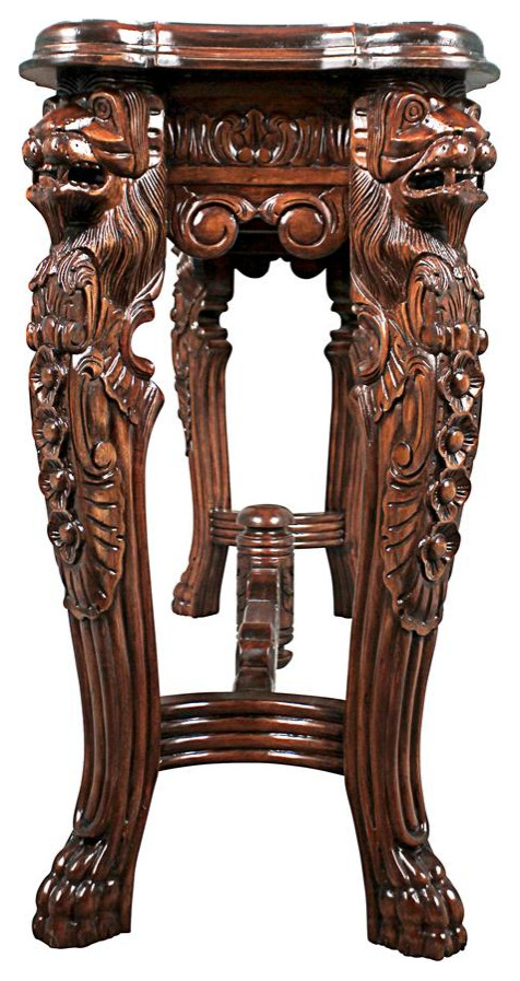 Design Toscano Lord Raffles Lion Leg Console Table   Victorian   Console Tables   by PARMA HOME  Houzz