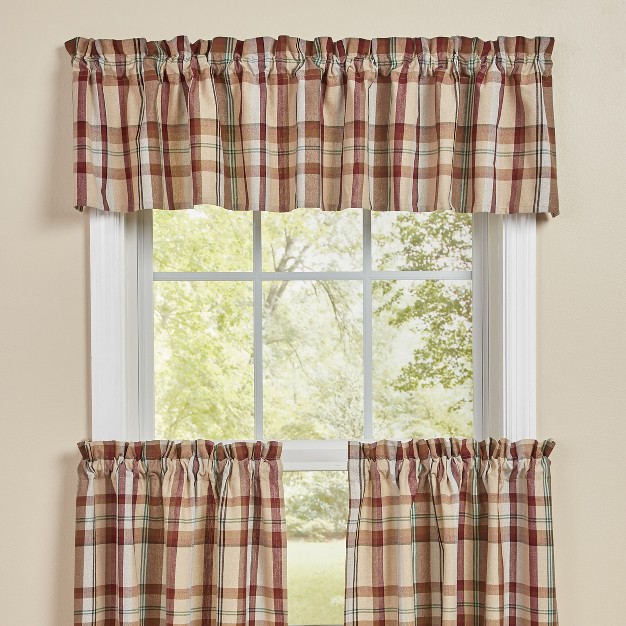 Park Designs Gamekeeper Plaid Valance 14 quot l