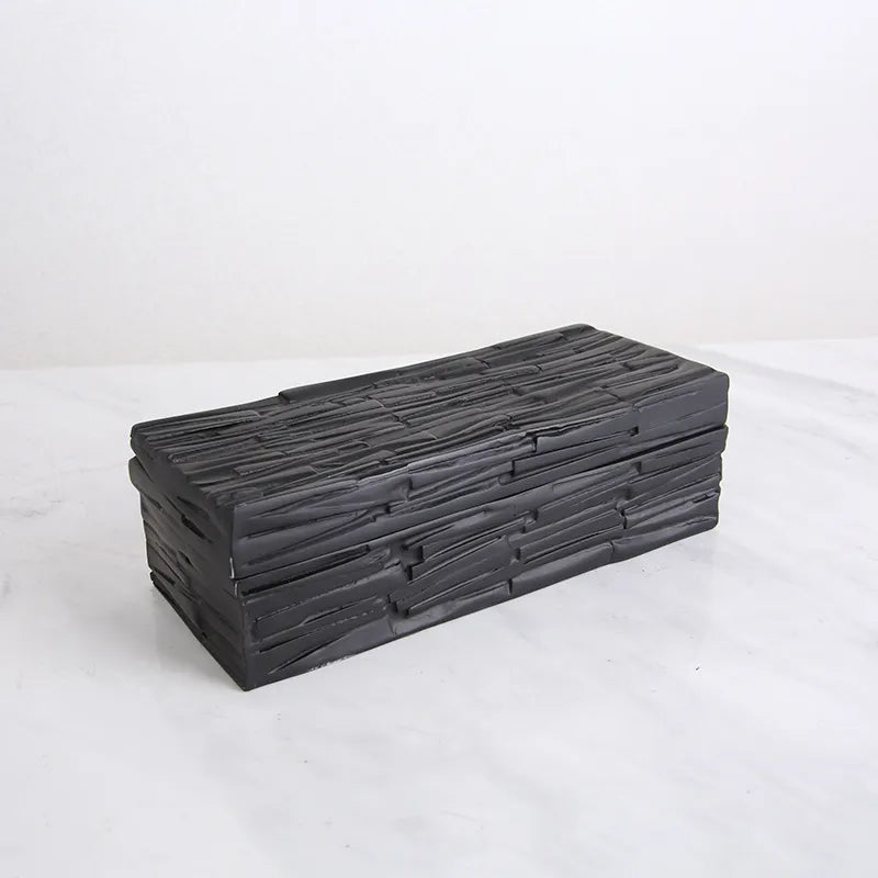 Black Resin Decorative Box-A Fc-Sz2023A