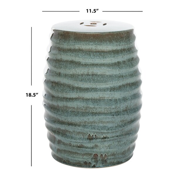 SAFAVIEH Kita Indoor / Outdoor Ceramic Decorative Garden Stool