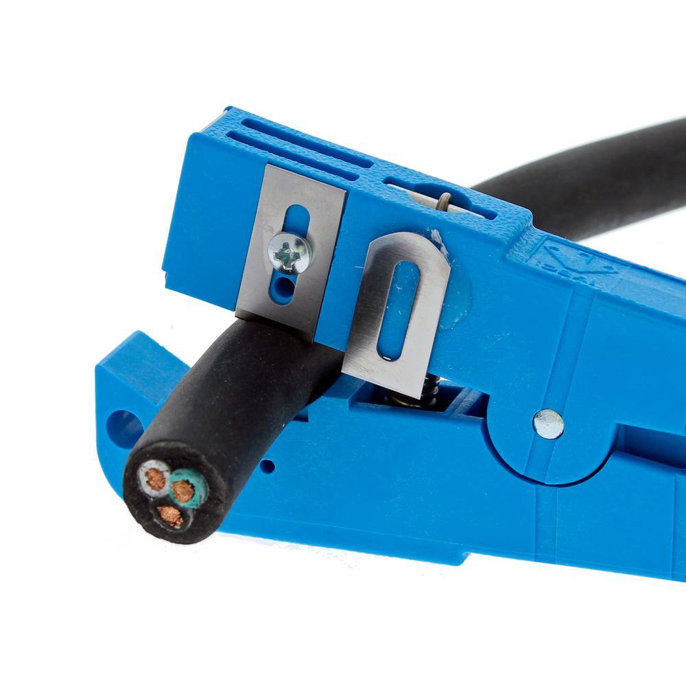 IDEAL 14 in. to 916 in. Coax Ringer Stripper Blue 45-164