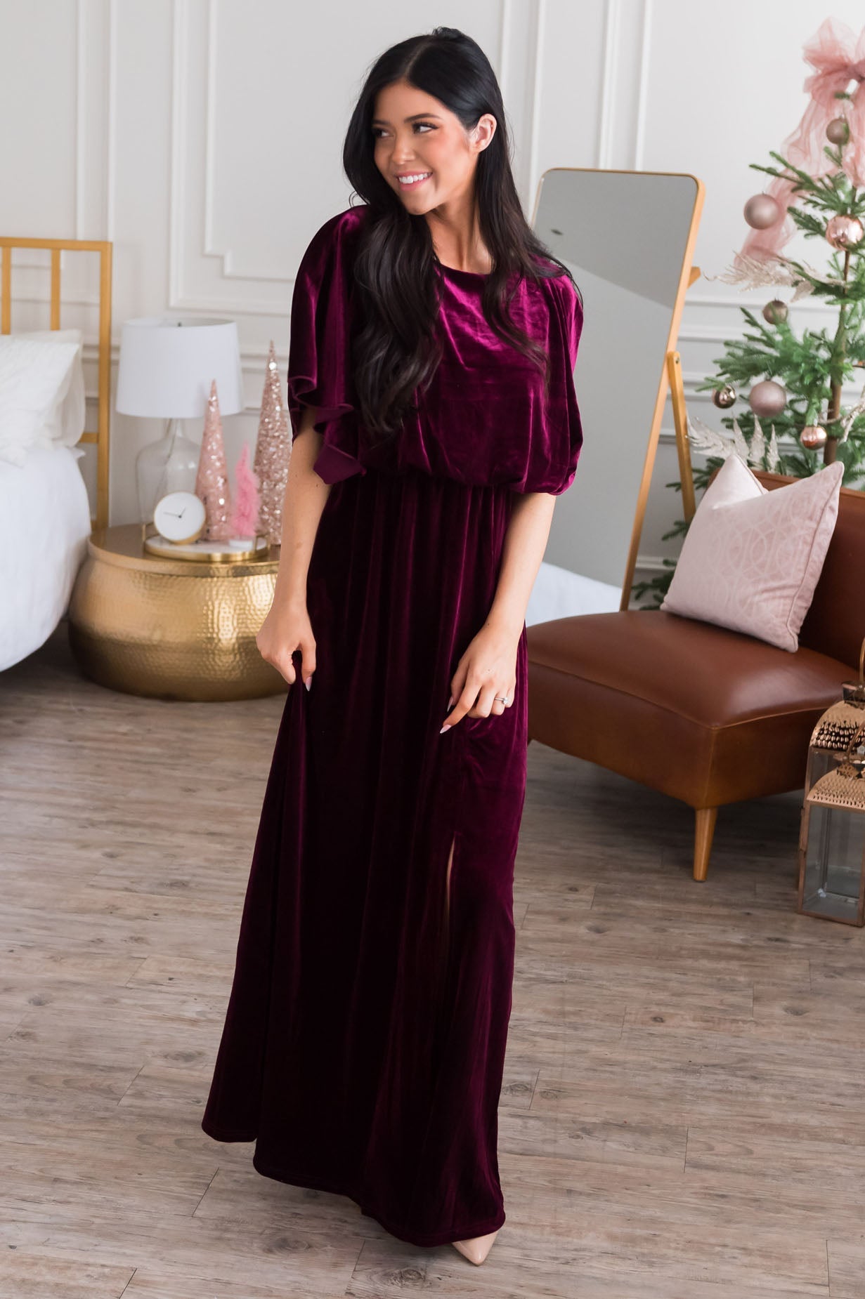 The Joy Evening Out Velvet Gown