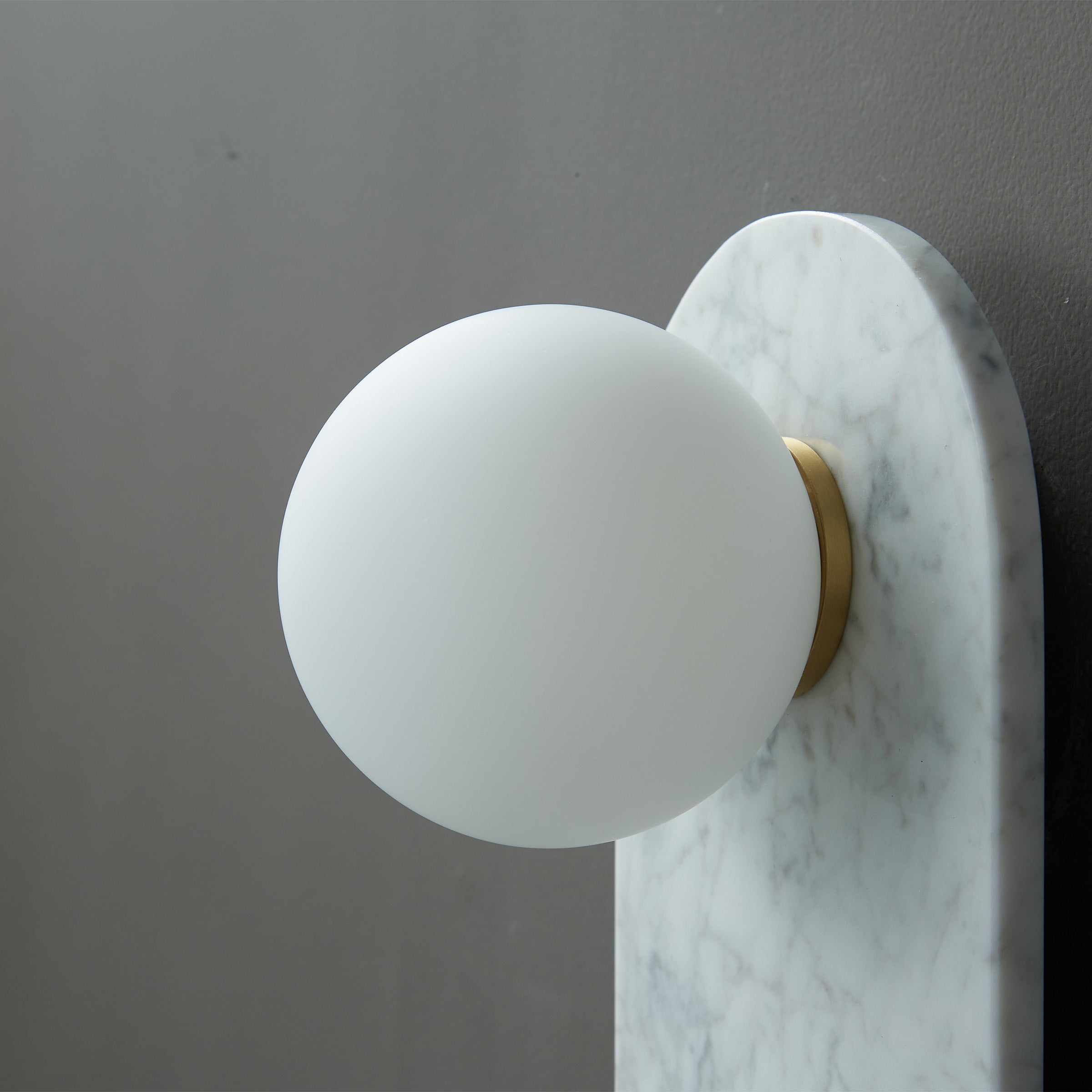 White Marble Wall Lamp 6617-We