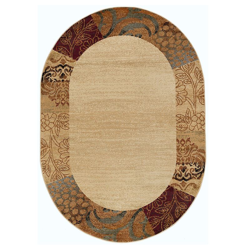 KHL Rugs Floral-Border Rug