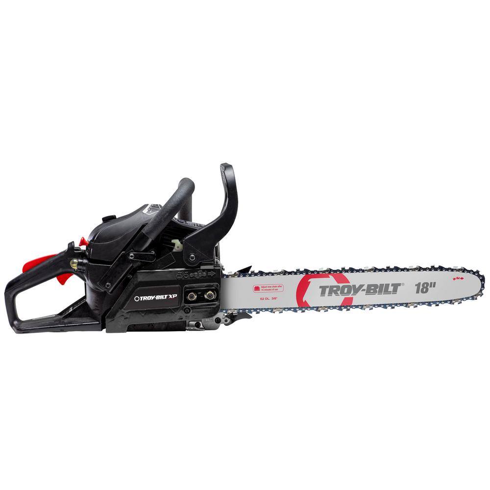 Troy-Bilt XP 18 in. 42cc 2-Cycle Lightweight Gas Chainsaw with Adjustable Automatic Chain Oiler and Heavy-Duty Carry Case TB4218C XP