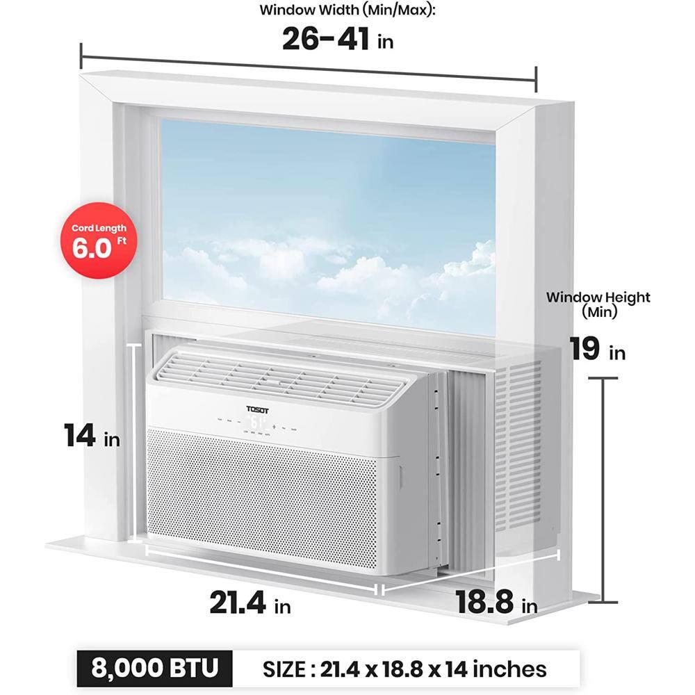 Tosot Tranquility 8000 BTU Window Air Conditioner