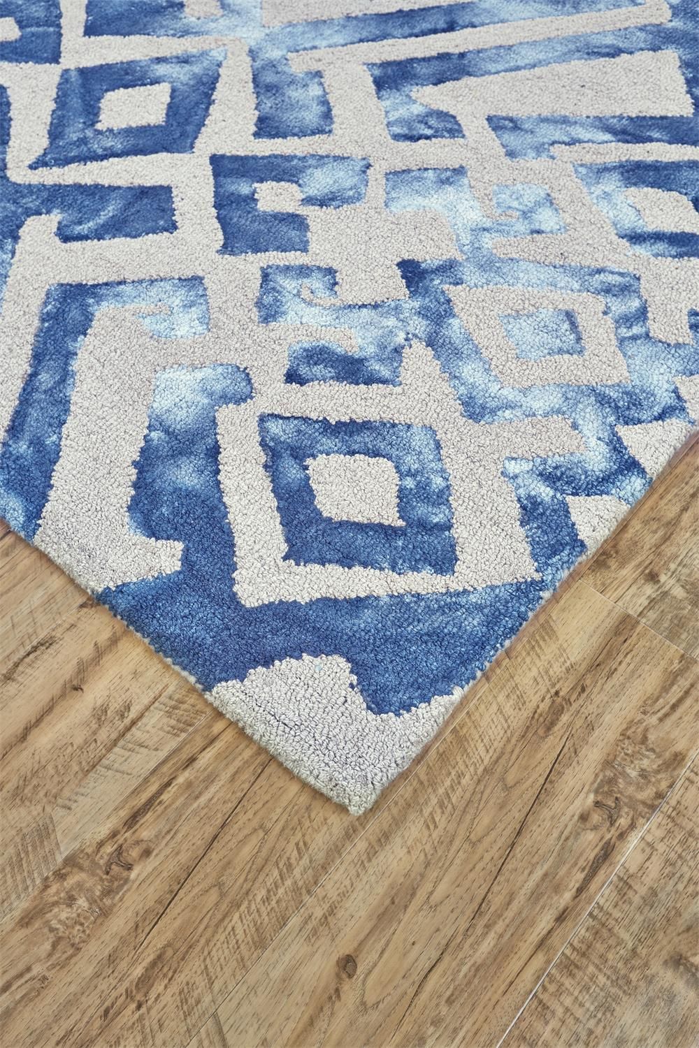 Marengo Hand Tufted Blue Rug by BD Fine