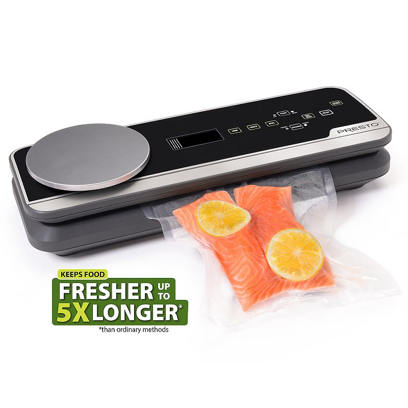 Presto FreshDaddy Premium Electric Vacuum Sealer with Digital Scale