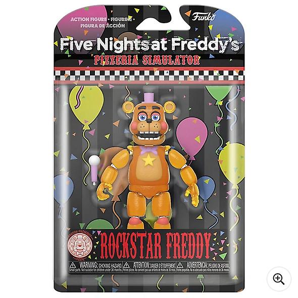 Rockstar freddy - five nights at freddy's pizzeria simulator action figure