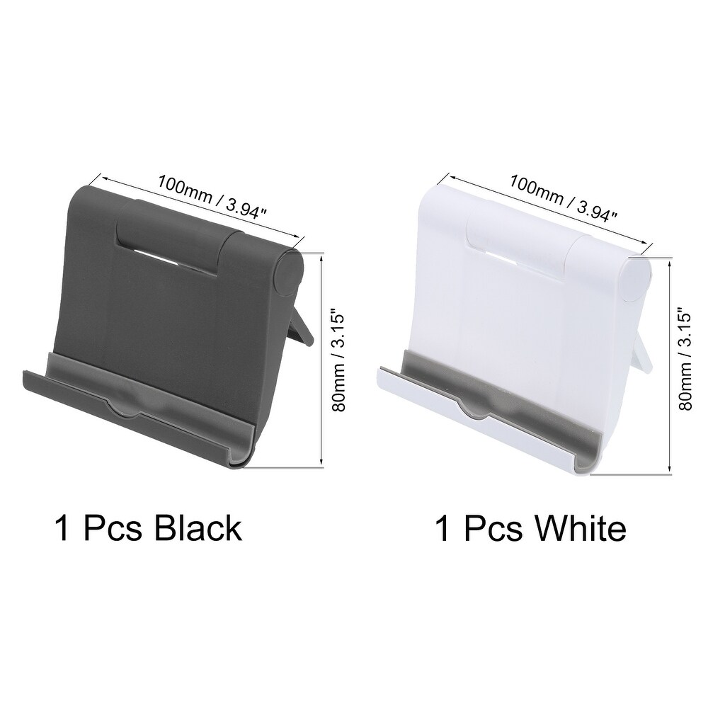 Cell Phone Stand  Multi Angle Tablet Stand  Universal Phone Stand  White Black   White  Black