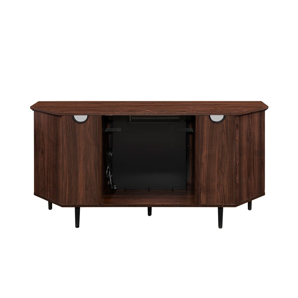 Middlebrook Modern Corner Fireplace TV Stand