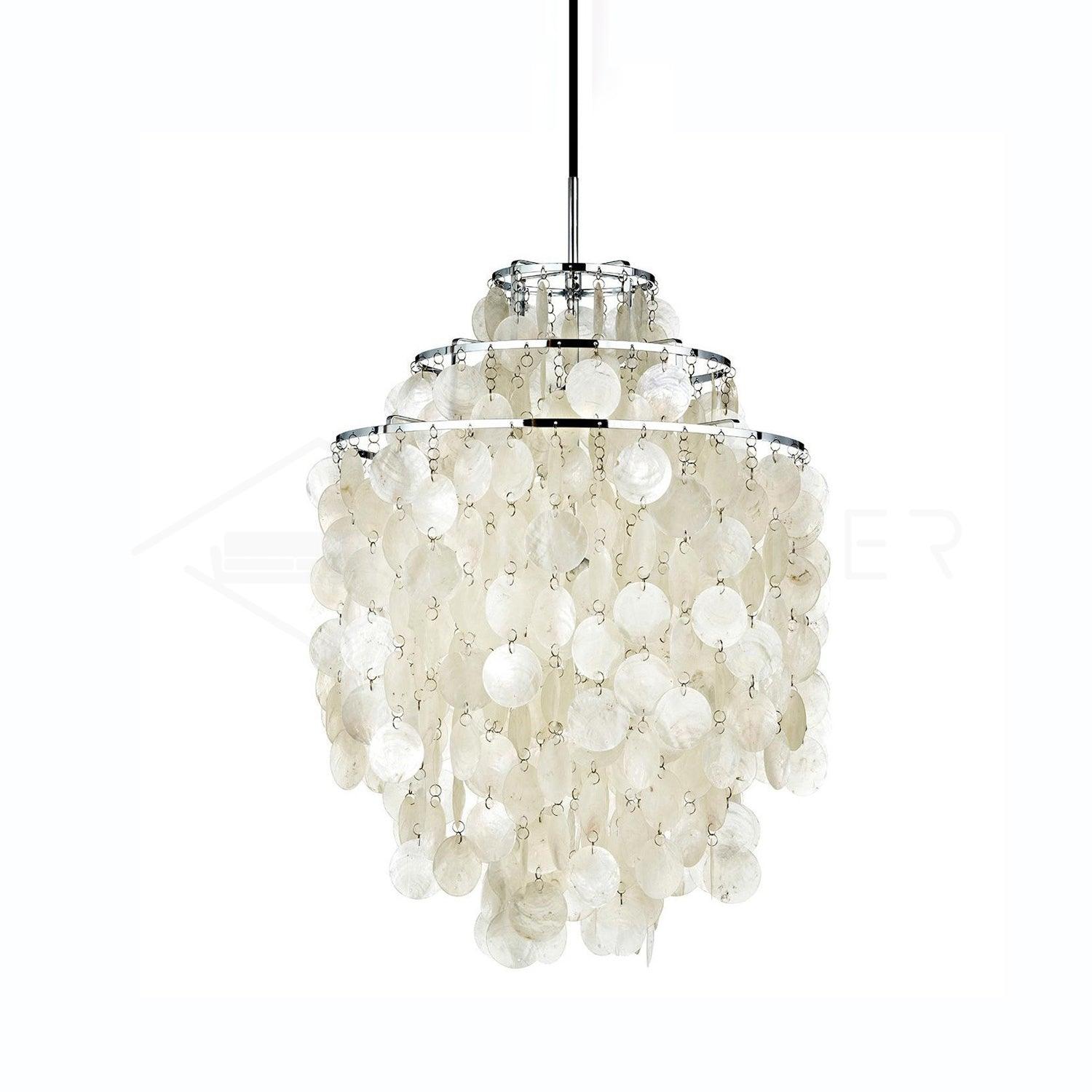 Round Shell Chandelier