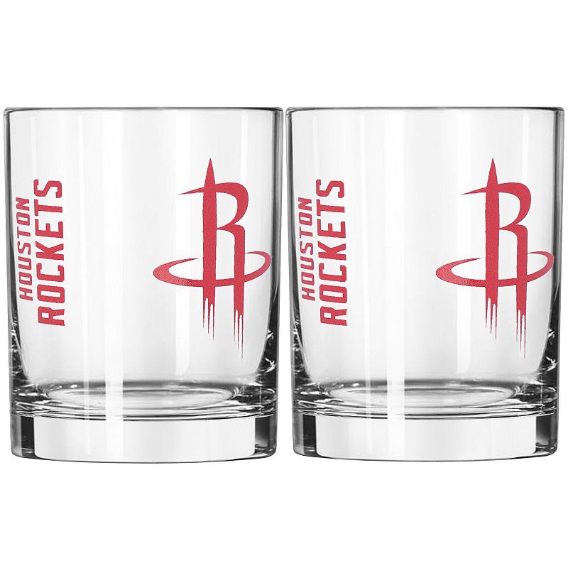 Houston Rockets 14oz. Two-Pack Rocks Glass Set