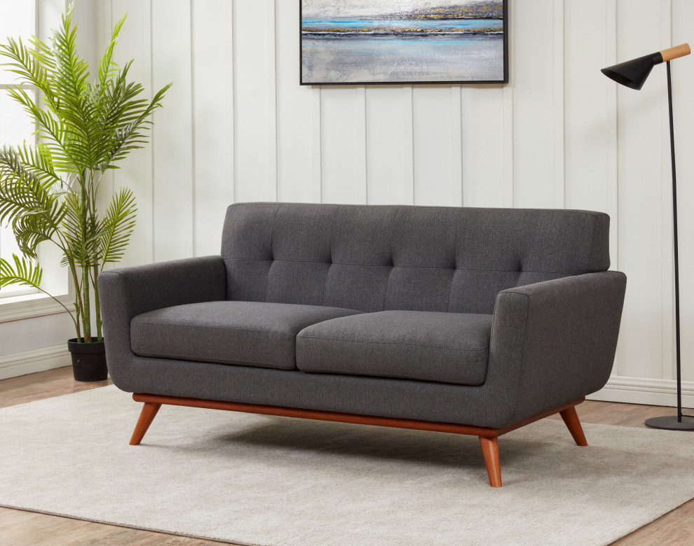 Opal Loveseat   Midcentury   Loveseats   by HedgeApple  Houzz