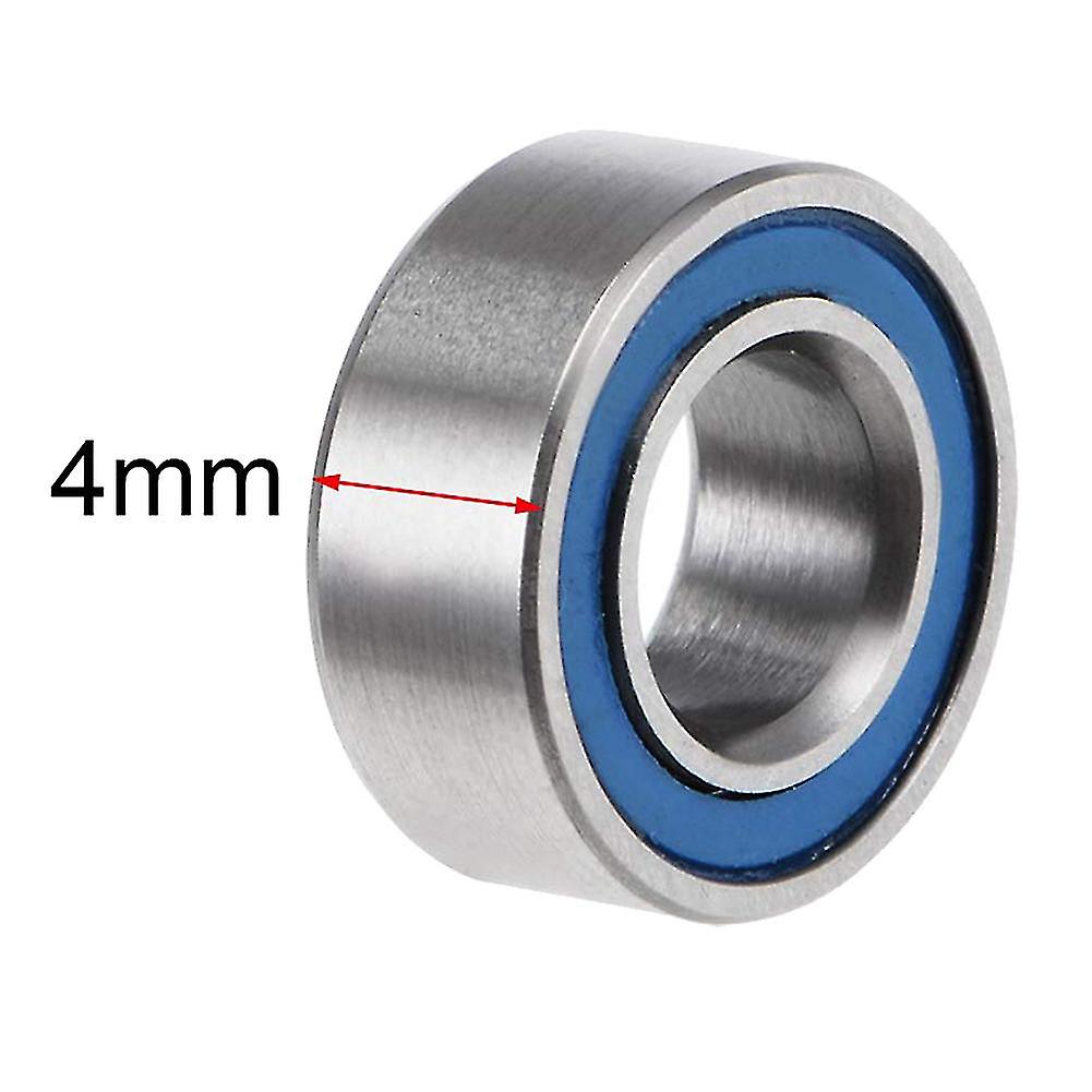 20pcs Mr105-2rs 5x10x4mm Ball Bearing Steel Double-shielded Miniature Ball Bearings，blue