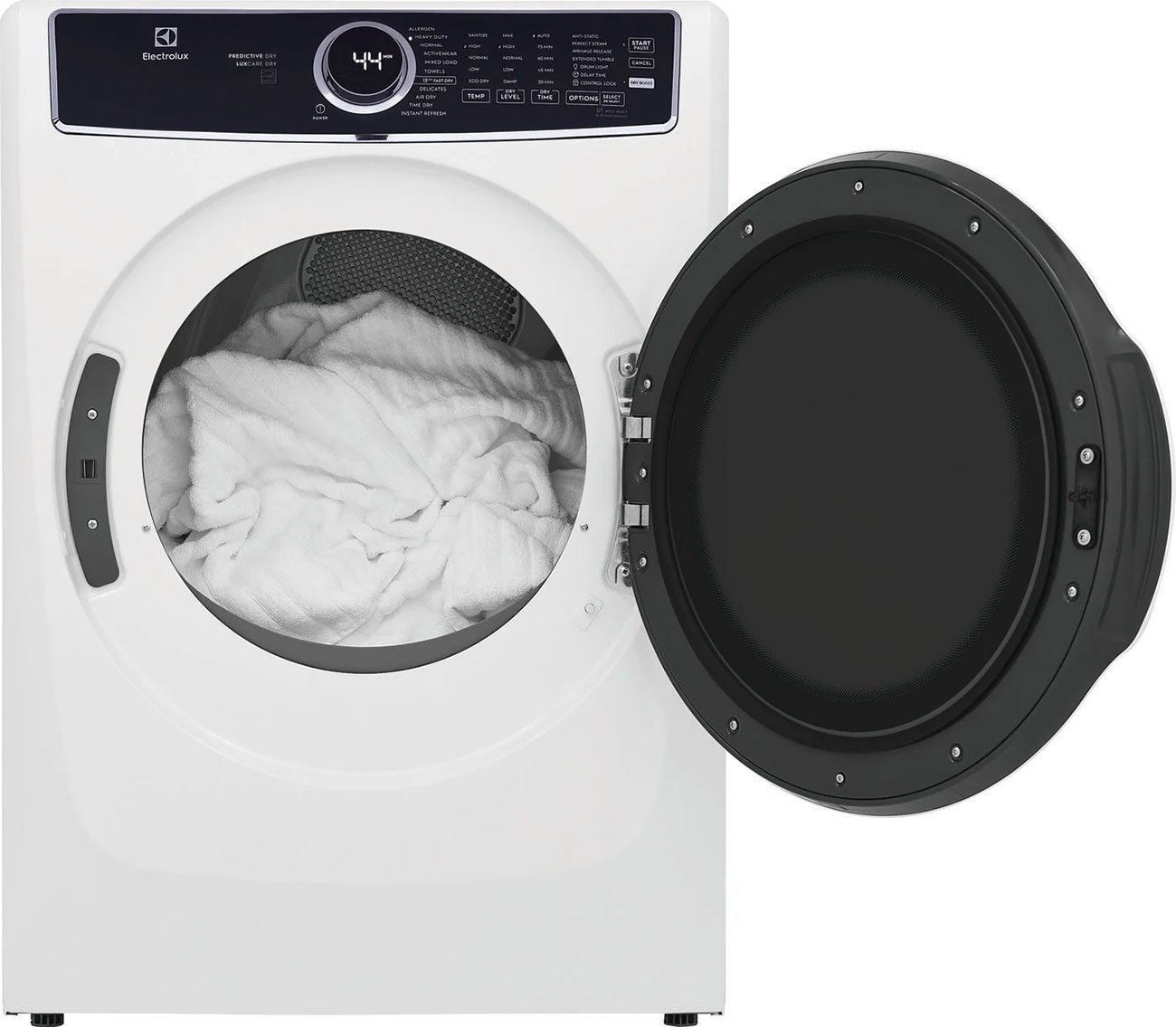 Electrolux 8 Cu. Ft. White Front Load Perfect Steam Gas Dryer With LuxCare Dry and Instant Refresh