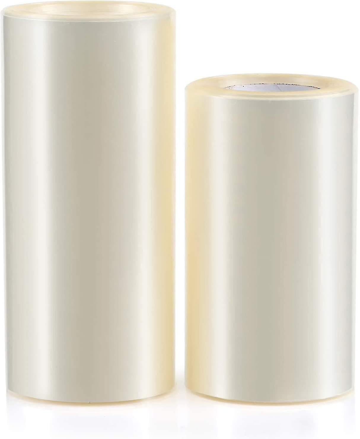 4 X Cake Edge Foil Transparent Acetate Roll 8cm X 10m， 10cm X 10m For Cake Decoration Chocolate Mousse Dessert Rings