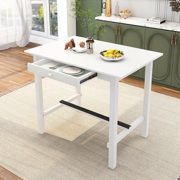 Wood Counter Height Dining Table for Small Places