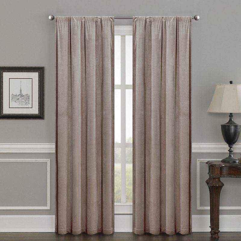 B. Smith Verdi 2-pack Velvet Window Curtains