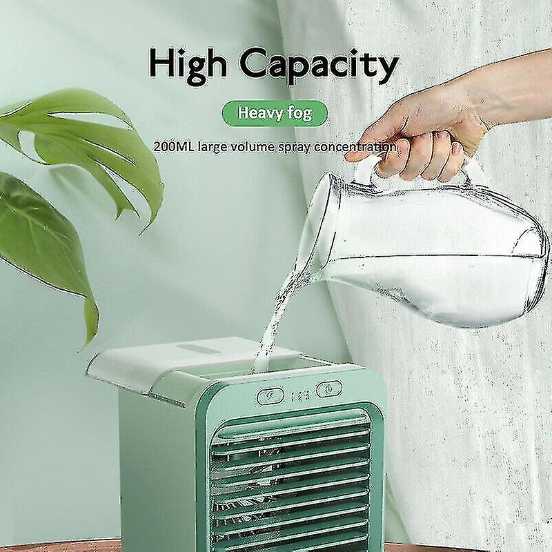 Air Conditioner Personal Desktop Portable Air Cooler Rechargeable Quiet Table Fan For Home Office Pr Sale