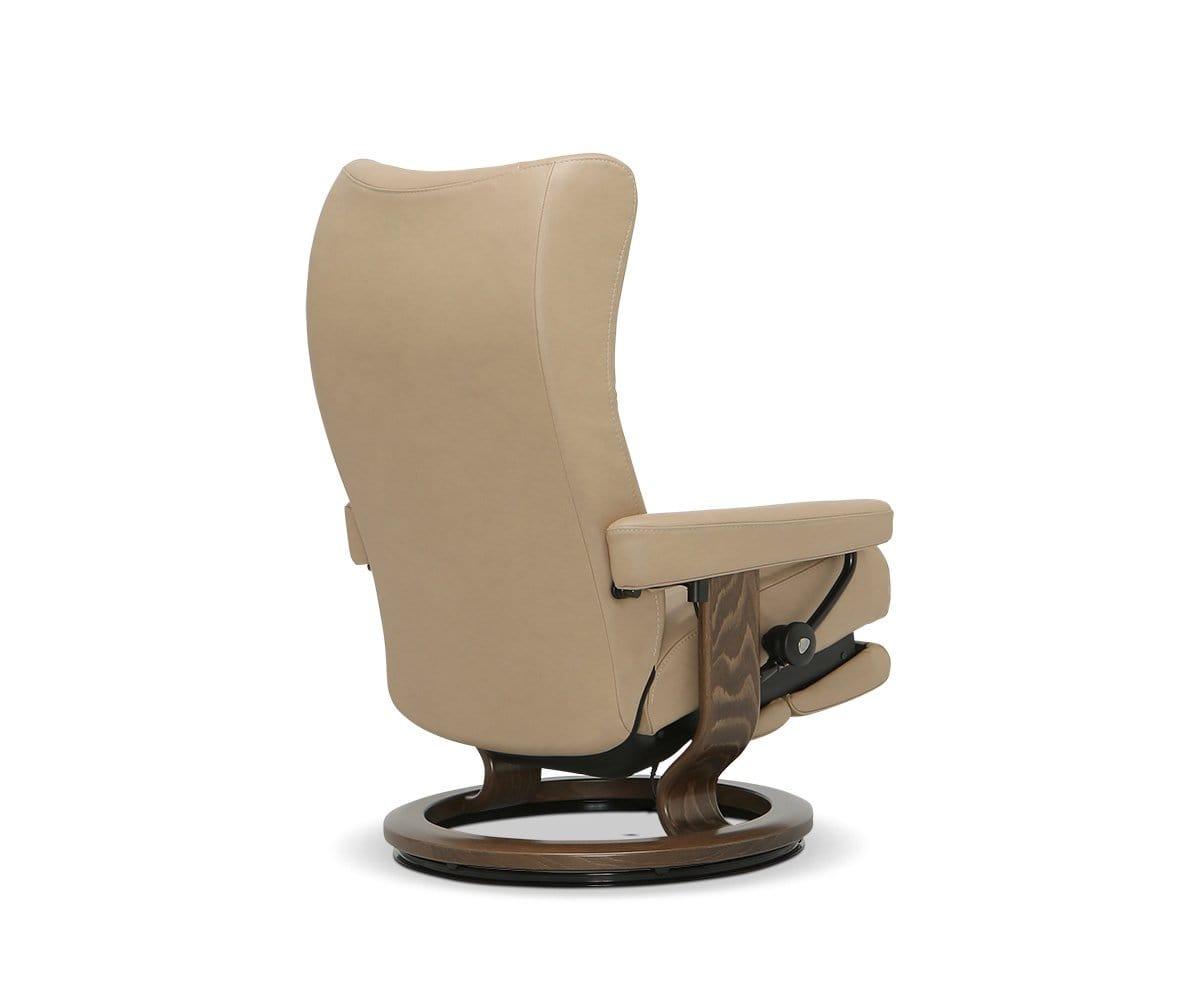 Stressless® Wing Power Leg & Back Recliner