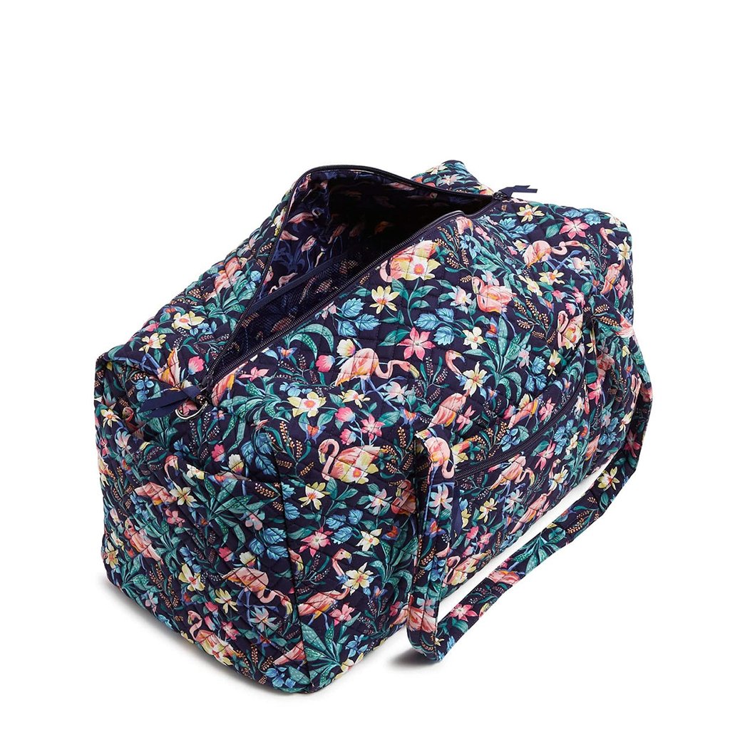 Vera Bradley  Large Travel Duffel Bag in Flamingo Garden