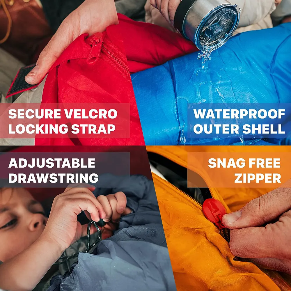 Sleeping Bags for Adults Cold Weather   Warm   Backpacking Camping Sleeping Bag for Kids