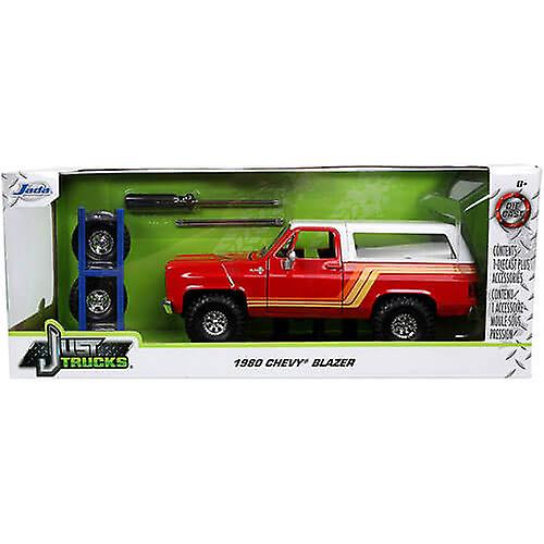 Just Trucks 1980 Chevy K5 Blazer 1:24 Scale (Red)