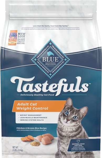 Blue Buffalo Tastefuls Weight Control Natural Chicken  Adult Dry Cat Food