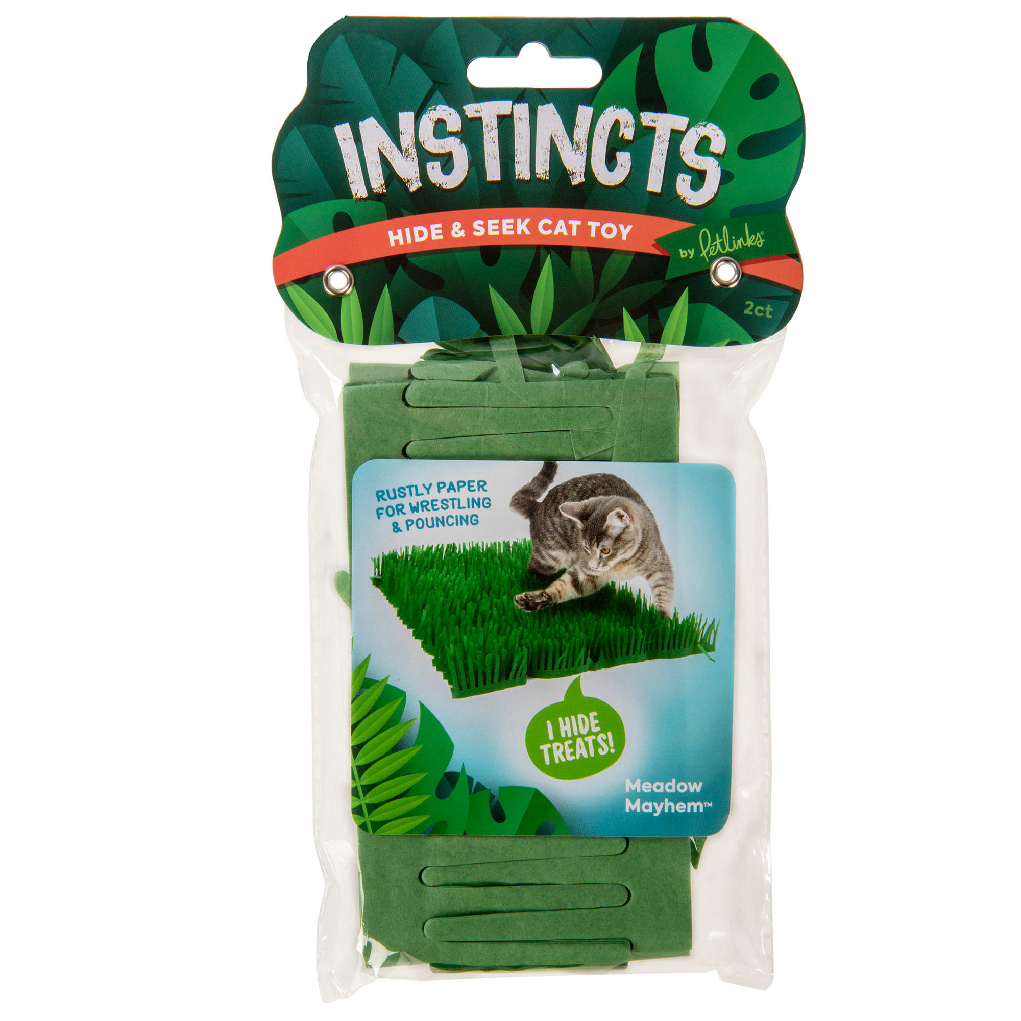 Petlinks Instincts Meadow Mayhem Cat Toy， Small