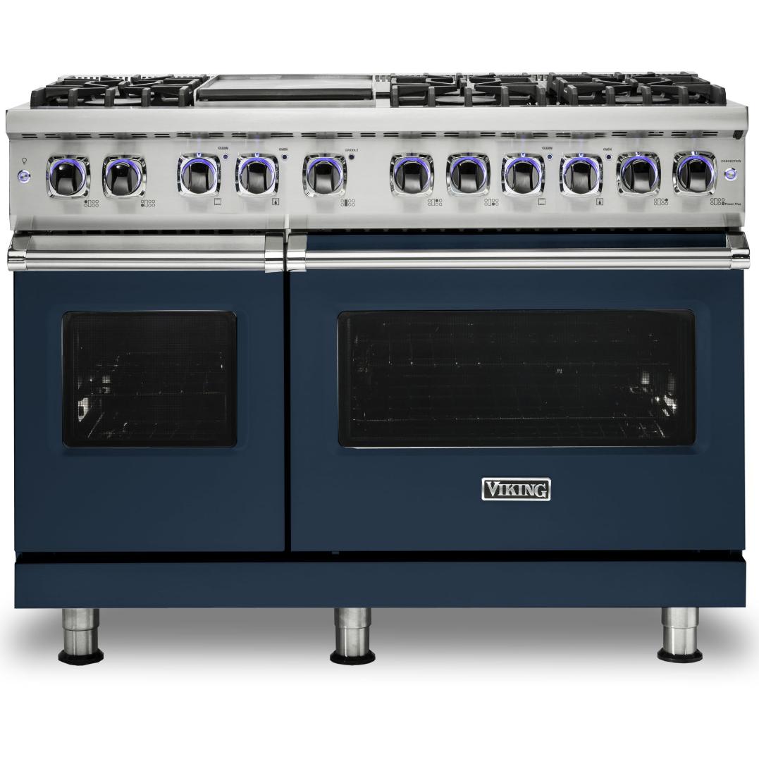 Viking 48-inch Freestanding Dual-Fuel Range with Elevation Burners CVDR7482-6GSB