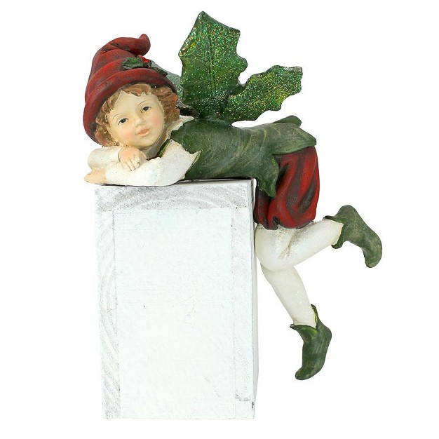 Design Toscano Santa x27 s Christmas Elves Shelf Sitter Statue