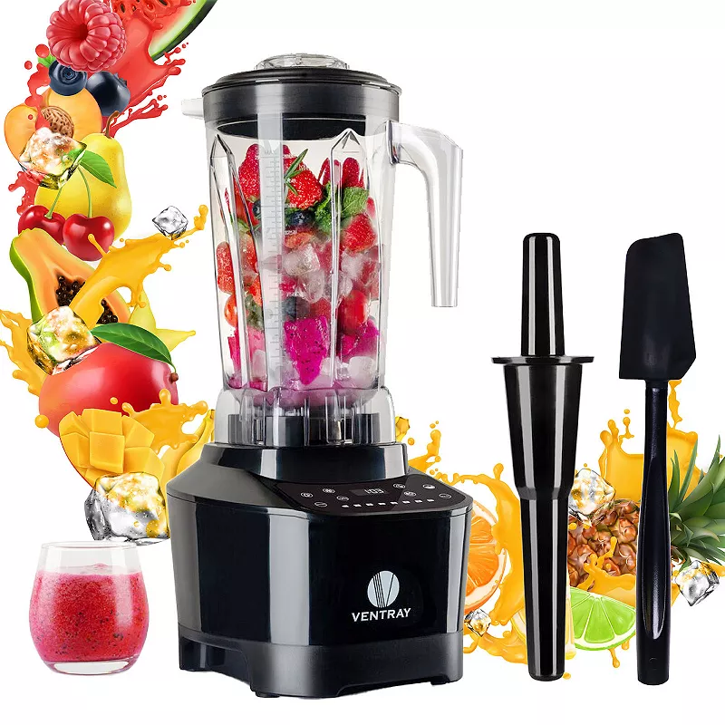 Ventray Professional Countertop Blender， 8-Speed 1500W High Power Smoothie Maker