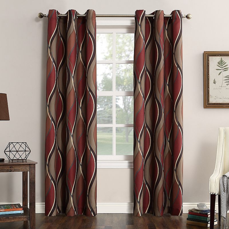 No. 918 1-Panel Intersect Window Curtain