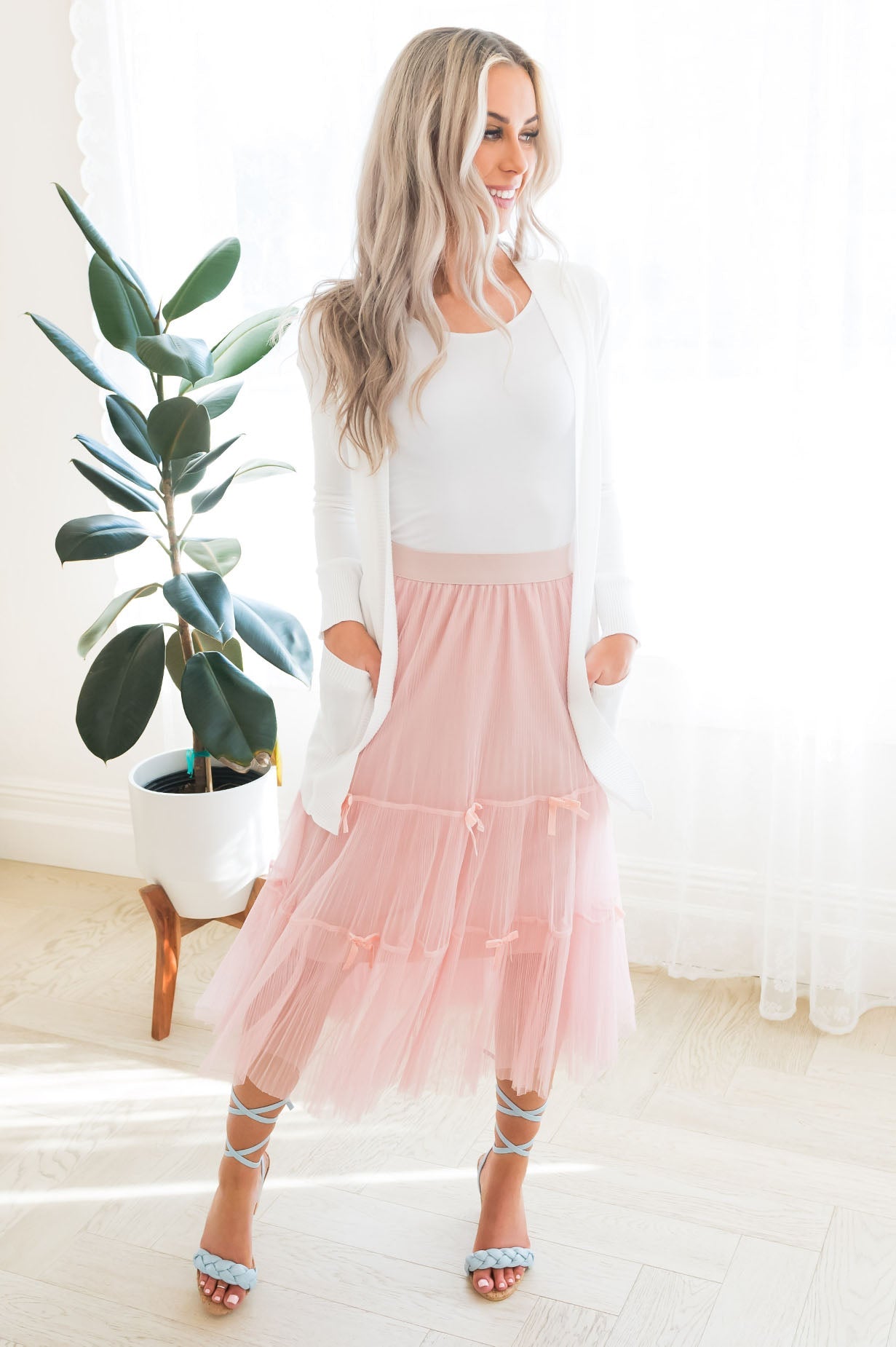 Beautiful Bows Modest Tulle Skirt