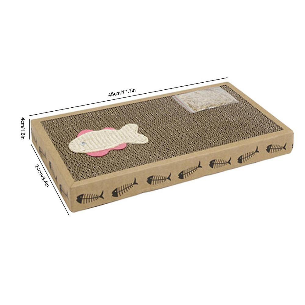 Sisal flat vanilla bait cat scratcher