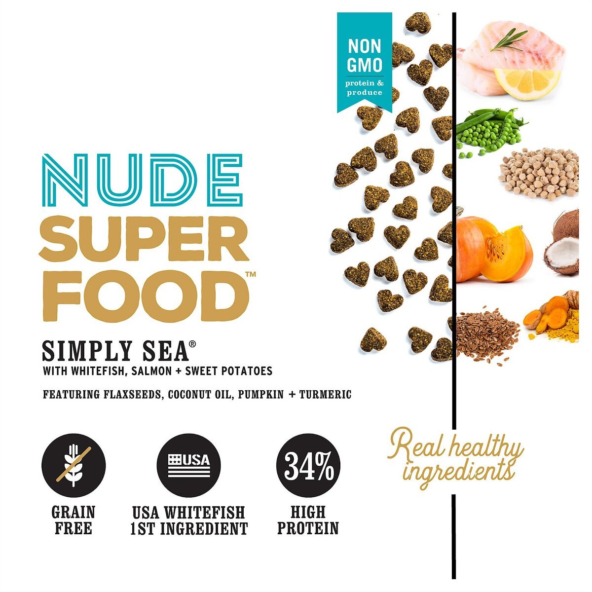 I and Love and You Nude Food Grain-Free Simply Sea Dry Dog Food