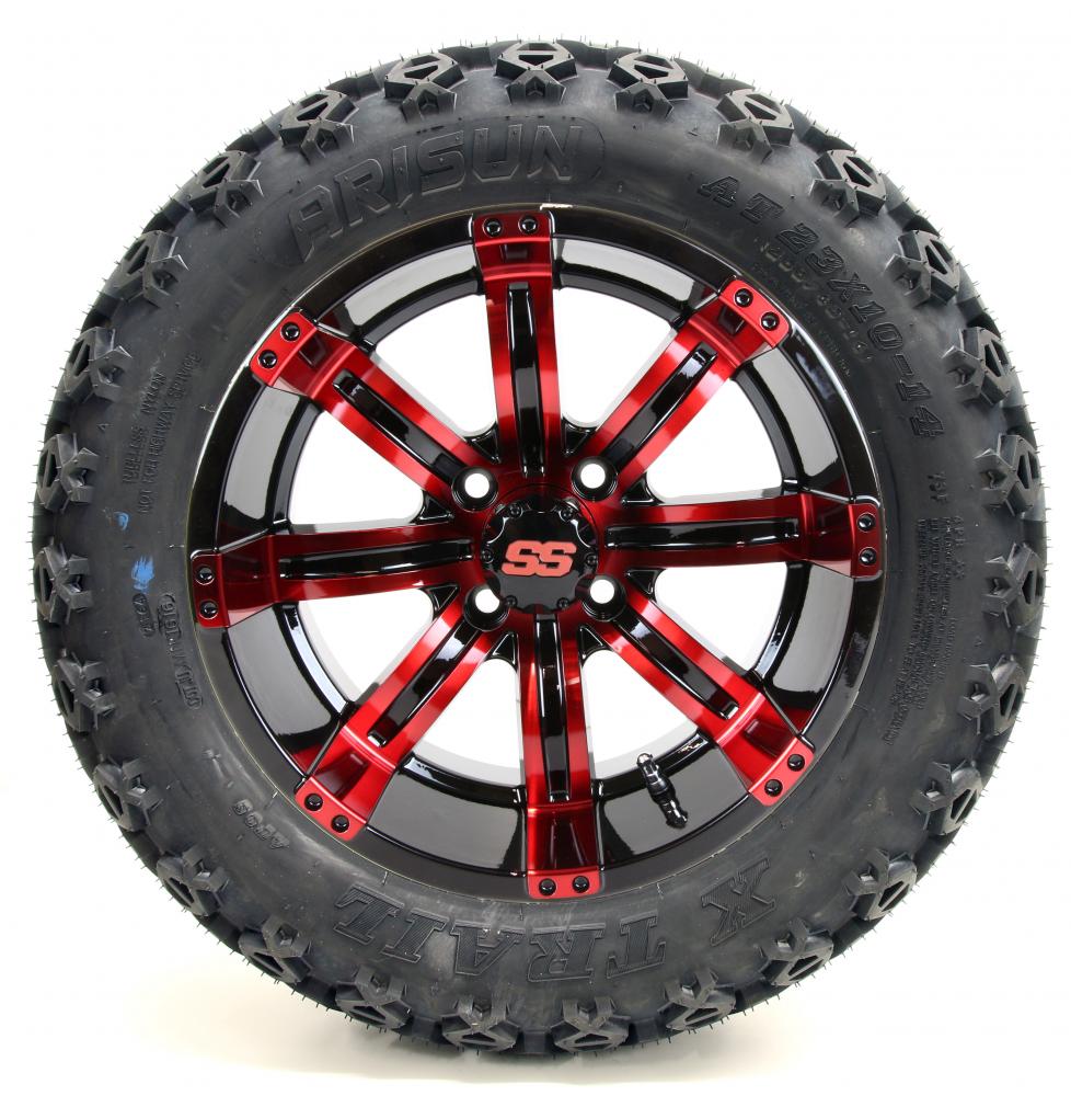 Golf Cart Wheels and Tires Combo - 14