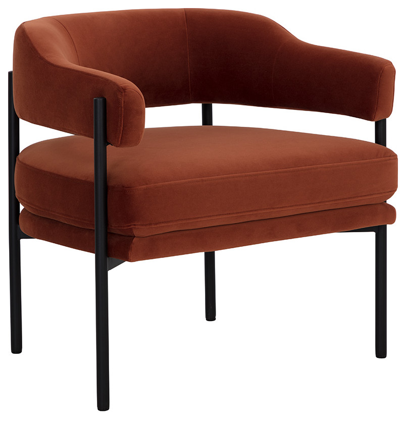 Lola Lounge Chair   Contemporary   Armchairs And Accent Chairs   by Sunpan Modern Home  Houzz