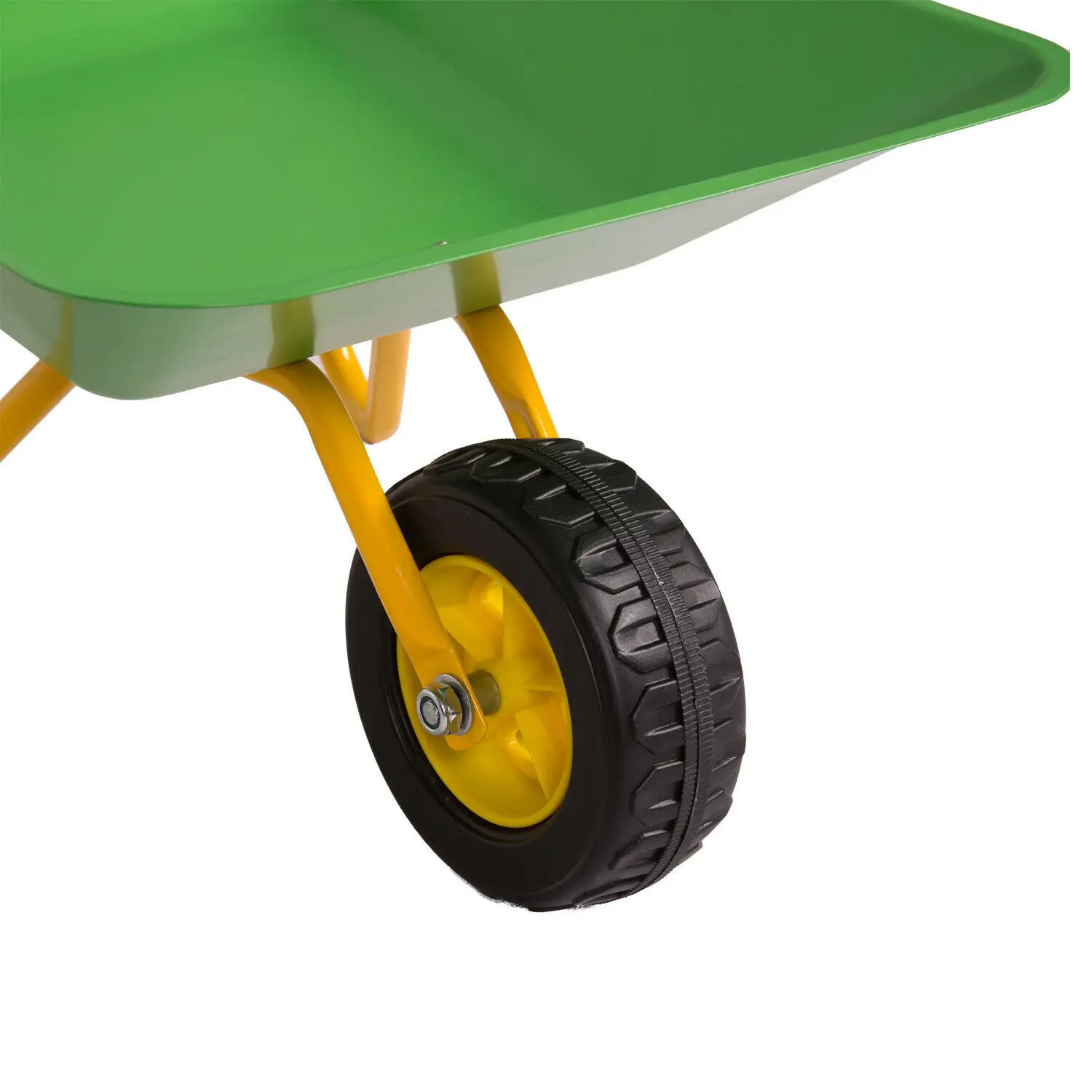 Factory wholesale Little Wheel Barrow Garden Tools Children Kids Metal Wheelbarrow Sand Toy Hand Trolley Wagon Cart for Kids