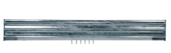 Vestil GR F3R BO 10 HDG Galvanized Guard Rail Bolt...