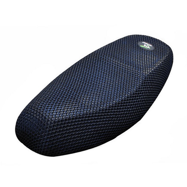 Unique Bargains Motorcycle Heat Resistant Breathable Seat Saddle 3d Mesh Cover Size Xl