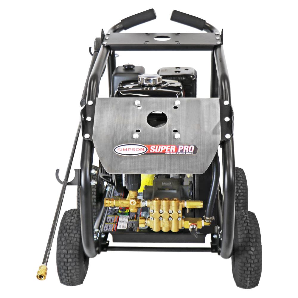 Simpson Super Pro Roll Cage Pressure Washer Cold Water Professional Belt Drive Gas ;