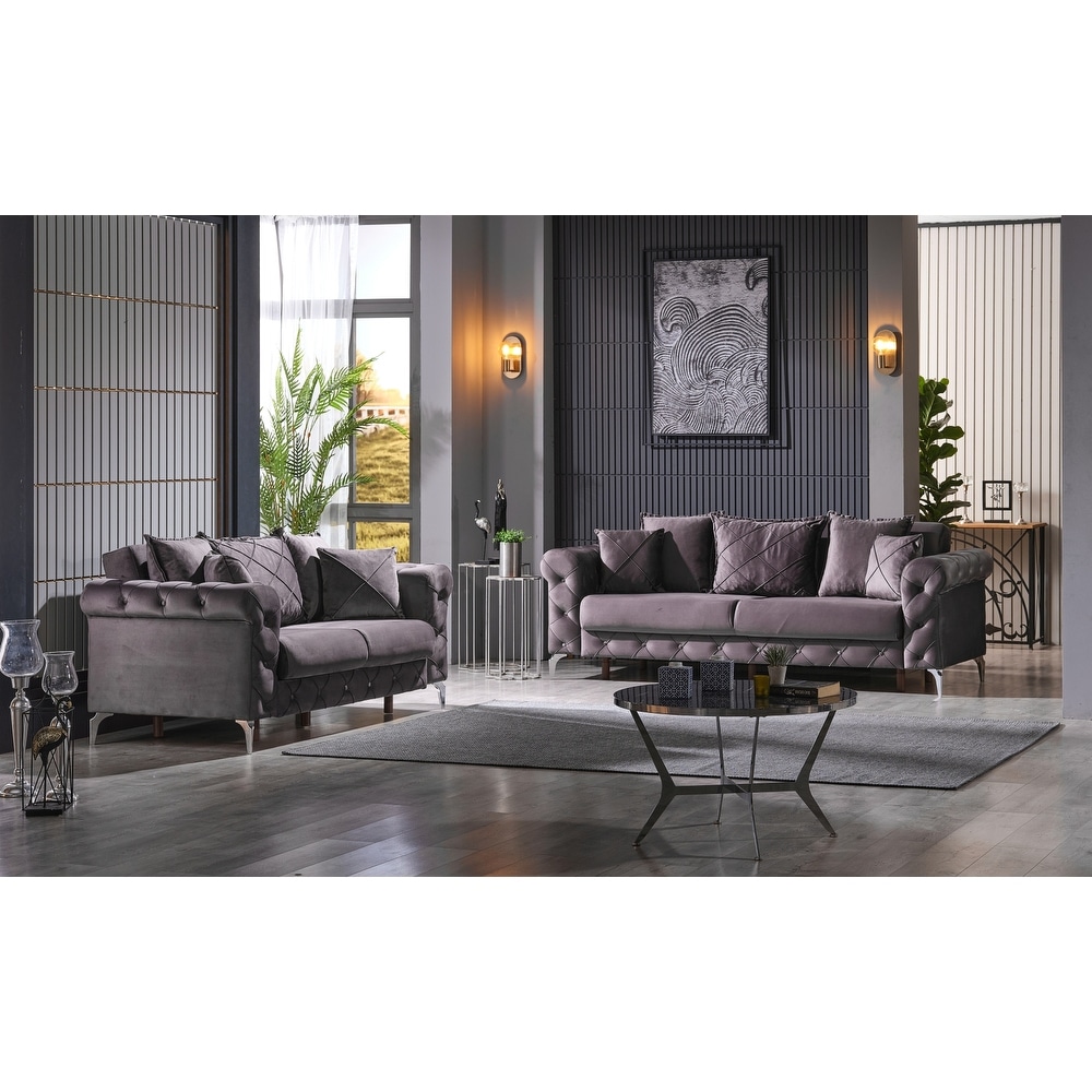 Rivario 2 Pieces One Sofa One Loveseat Living Room Set