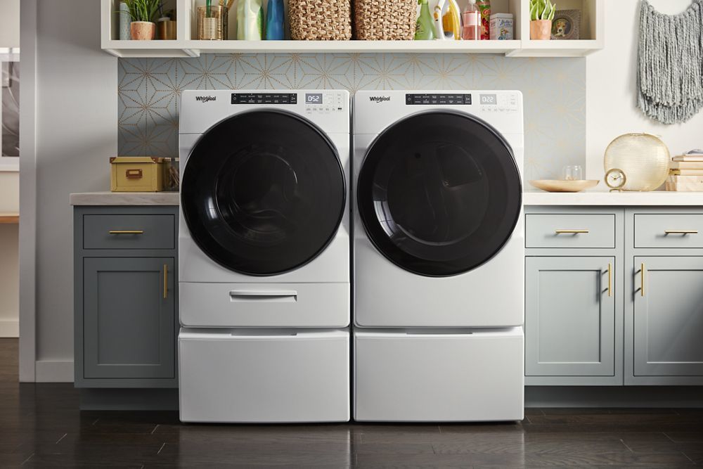 Whirlpool WED6620HW 7.4 Cu. Ft. Front Load Electric Dryer With Steam Cycles